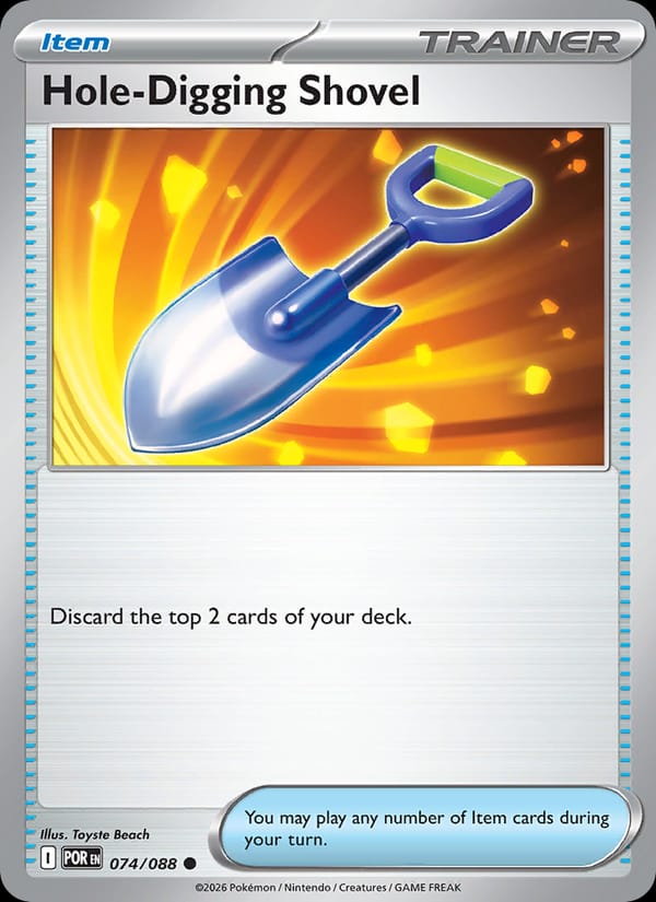 Hole-Digging Shovel 074/088 Perfect Order Pokémon card