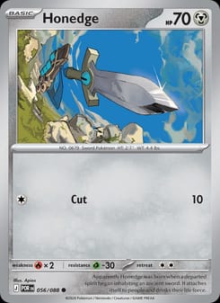 Honedge 056/088 Common – Perfect Order Pokémon card