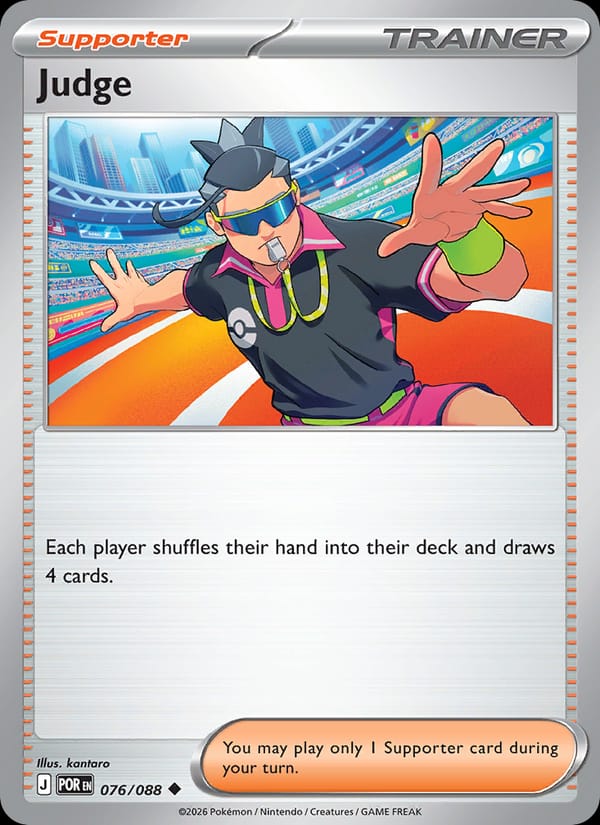 Judge 076/088 Perfect Order Pokémon card