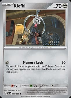 Klefki 059/088 Common – Perfect Order Pokémon card