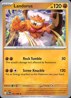 Landorus 041/088 Rare – Perfect Order Pokémon card