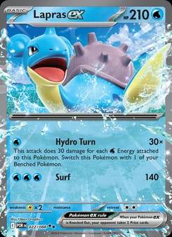 Lapras ex 022/088 Double Rare – Perfect Order Pokémon card
