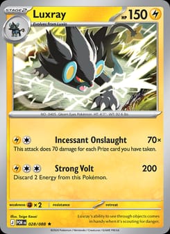 Luxray 028/088 Rare – Perfect Order Pokémon card