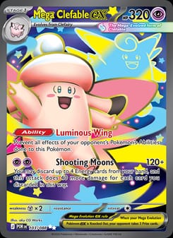 Mega Clefable ex 103/088 Ultra Rare – Perfect Order Pokémon card