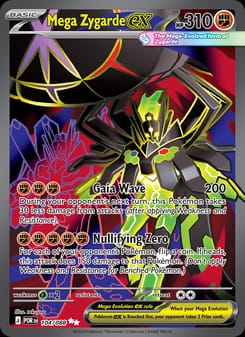 Mega Zygarde ex 104/088 Ultra Rare – Perfect Order Pokémon card