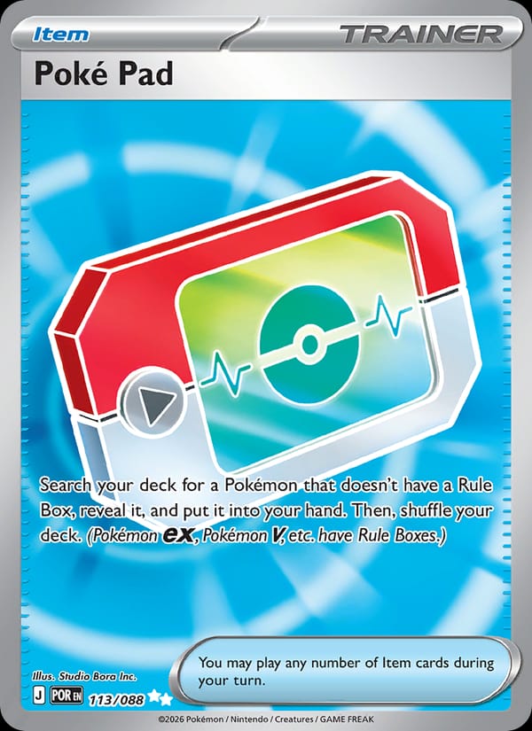 Poké Pad 113/088 Perfect Order Pokémon card
