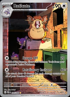 Raticate 099/088 Illustration Rare – Perfect Order Pokémon card