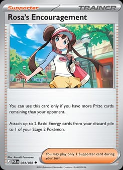 Rosa's Encouragement 084/088 Uncommon – Perfect Order Pokémon card