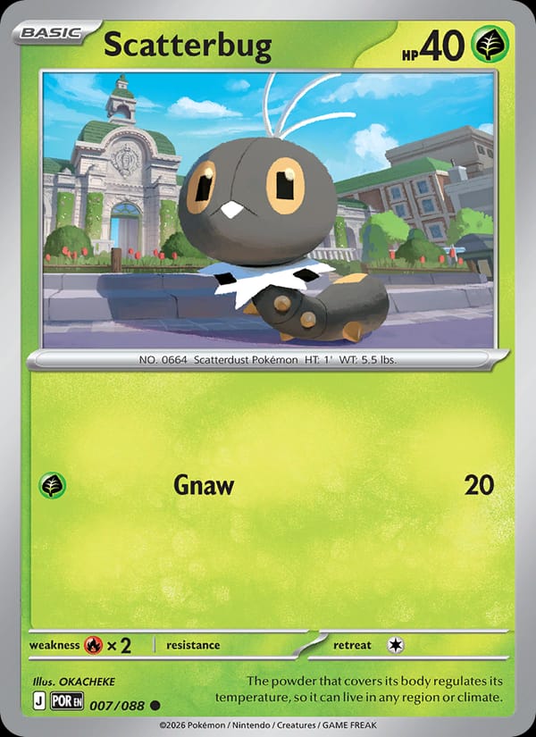 Scatterbug 007/088 Perfect Order Pokémon card