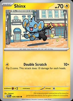 Shinx 026/088 Common – Perfect Order Pokémon card