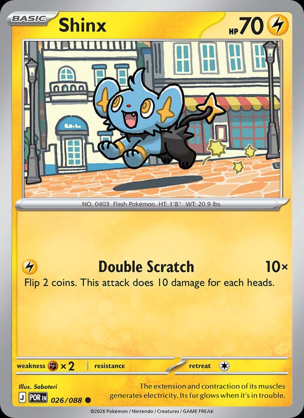 Shinx 026/088 Perfect Order Pokémon card