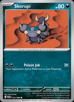 Skorupi 051/088 Common – Perfect Order Pokémon card