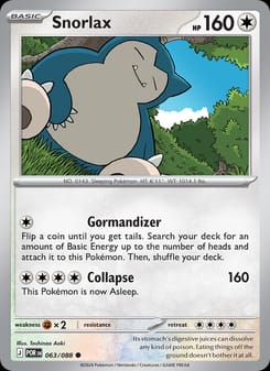Snorlax 063/088 Common – Perfect Order Pokémon card
