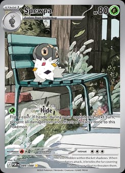 Spewpa 089/088 Illustration Rare – Perfect Order Pokémon card