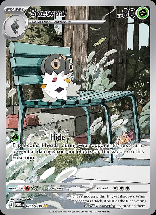 Spewpa 089/088 Perfect Order Pokémon card