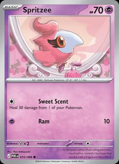 Spritzee 035/088 Common – Perfect Order Pokémon card