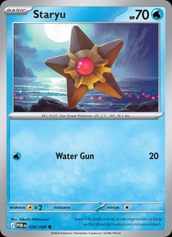 Staryu 020/088 Common – Perfect Order Pokémon card
