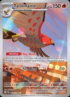Talonflame 091/088 Illustration Rare – Perfect Order Pokémon card