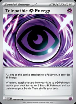 Telepathic Psychic Energy 088/088 Rare – Perfect Order Pokémon card