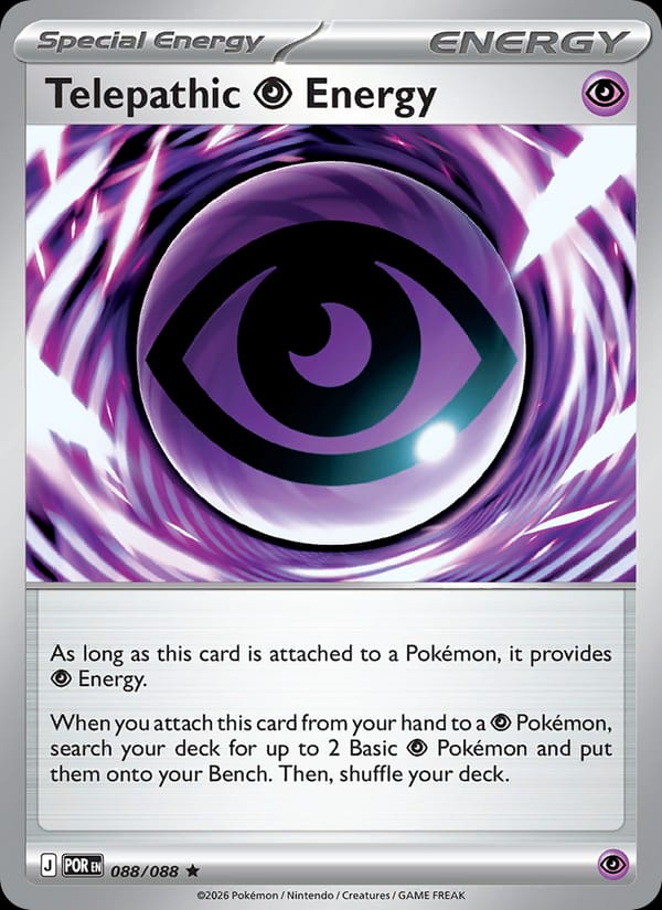 Telepathic Psychic Energy 088/088 Perfect Order Pokémon card