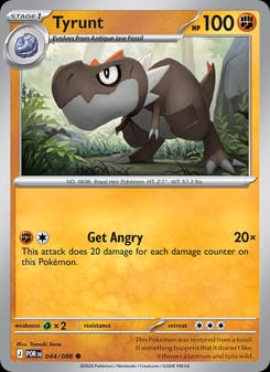 Tyrunt 044/088 Common – Perfect Order Pokémon card