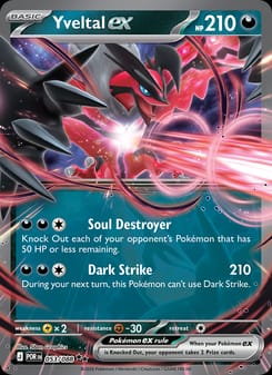 Yveltal ex 053/088 Double Rare – Perfect Order Pokémon card