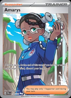 Amarys 132/131 Ultra Rare – Prismatic Evolutions Pokémon card