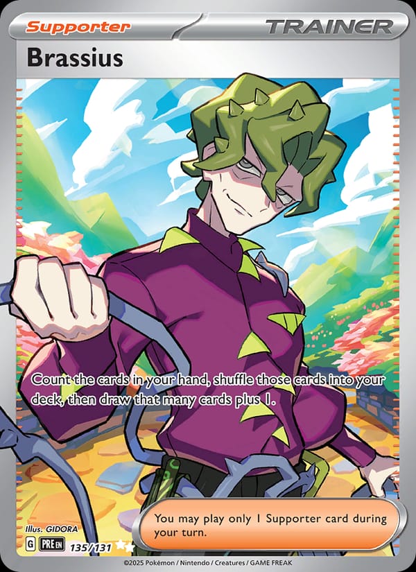 Brassius 135/131 Prismatic Evolutions Pokémon card