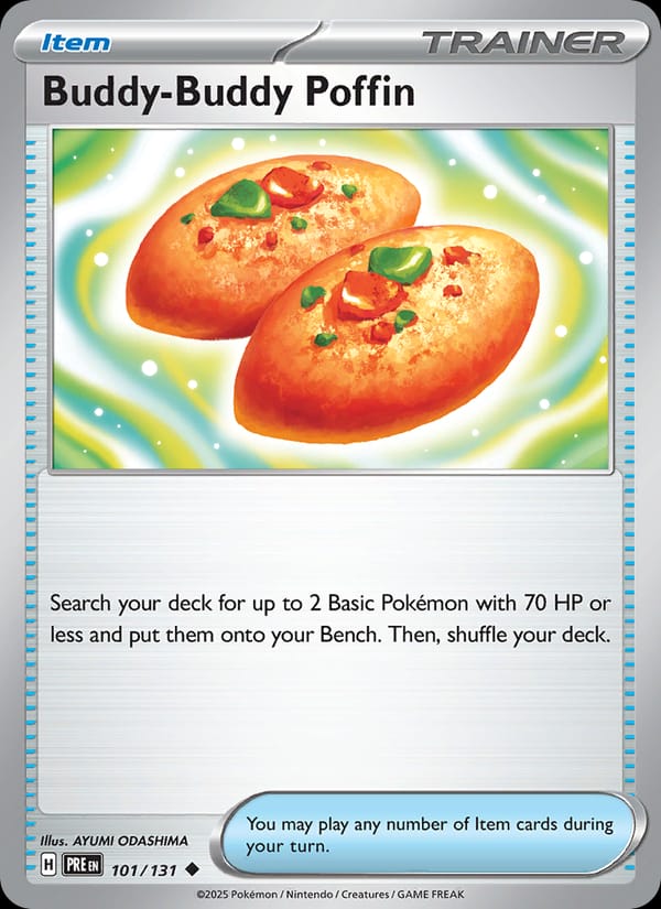 Buddy-Buddy Poffin 101/131 Prismatic Evolutions Pokémon card