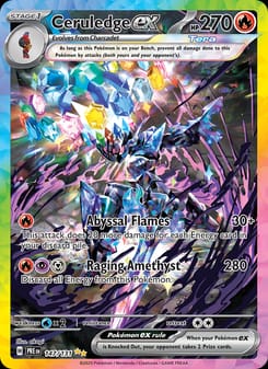 Ceruledge ex 147/131 Special Illustration Rare – Prismatic Evolutions Pokémon card