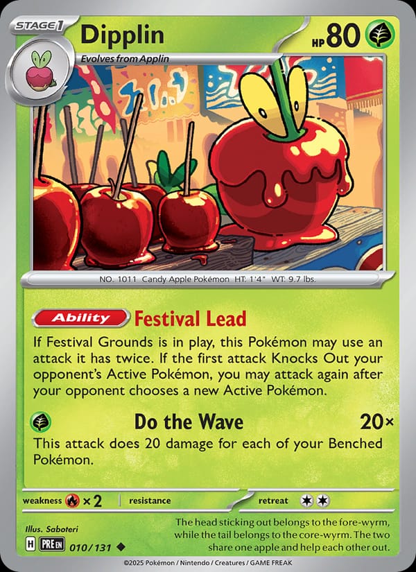 Dipplin 010/131 Prismatic Evolutions Pokémon card