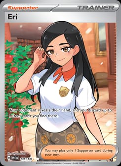 Eri 136/131 Ultra Rare – Prismatic Evolutions Pokémon card