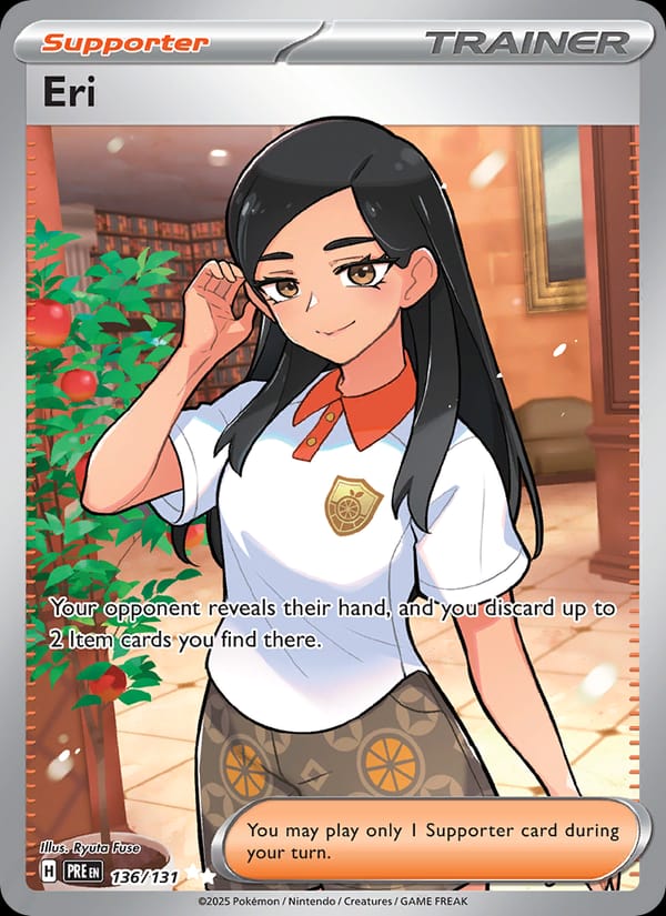 Eri 136/131 Prismatic Evolutions Pokémon card