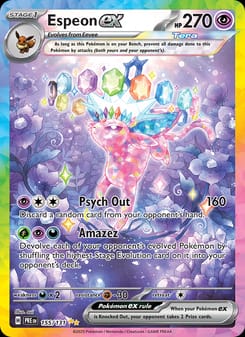 Espeon ex 155/131 Special Illustration Rare – Prismatic Evolutions Pokémon card