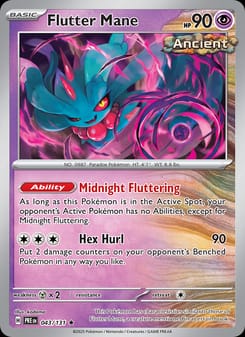 Flutter Mane 043/131 Rare – Prismatic Evolutions Pokémon card