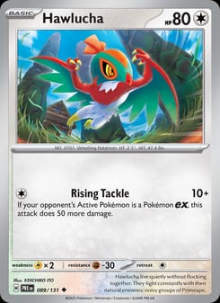Hawlucha 089/131 Uncommon – Prismatic Evolutions Pokémon card