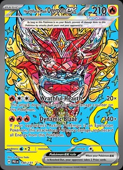 Hearthflame Mask Ogerpon ex 148/131 Special Illustration Rare – Prismatic Evolutions Pokémon card
