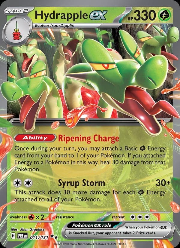 Hydrapple ex 011/131 Prismatic Evolutions Pokémon card