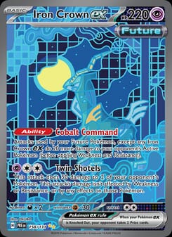 Iron Crown ex 158/131 Special Illustration Rare – Prismatic Evolutions Pokémon card