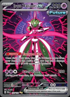 Iron Valiant ex 157/131 Special Illustration Rare – Prismatic Evolutions Pokémon card