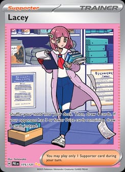 Lacey 175/131 Special Illustration Rare – Prismatic Evolutions Pokémon card