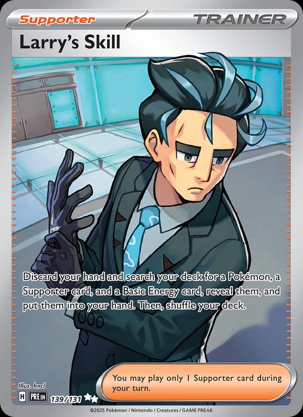 Larry's Skill 139/131 Prismatic Evolutions Pokémon card