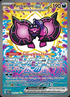 Pecharunt ex 163/131 Special Illustration Rare – Prismatic Evolutions Pokémon card