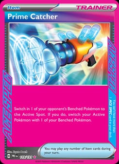 Prime Catcher 119/131 ACE SPEC Rare – Prismatic Evolutions Pokémon card