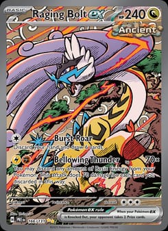 Raging Bolt ex 166/131 Special Illustration Rare – Prismatic Evolutions Pokémon card