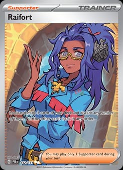 Raifort 142/131 Ultra Rare – Prismatic Evolutions Pokémon card