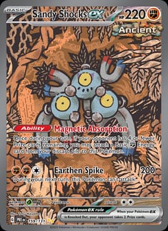 Sandy Shocks ex 159/131 Special Illustration Rare – Prismatic Evolutions Pokémon card