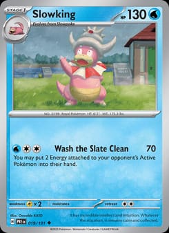 Slowking 019/131 Uncommon – Prismatic Evolutions Pokémon card