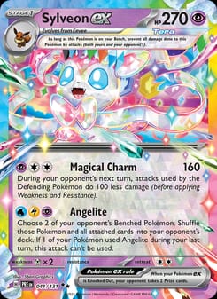 Sylveon ex 041/131 Double Rare – Prismatic Evolutions Pokémon card