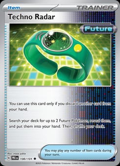 Techno Radar 130/131 Uncommon – Prismatic Evolutions Pokémon card